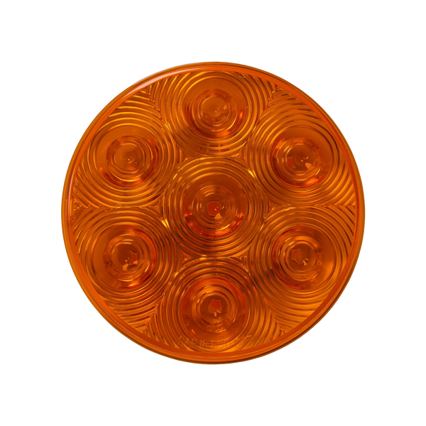 Uni-Bond Lighting LED 4" Round Signal/Park Lamp Amber 7Diodes