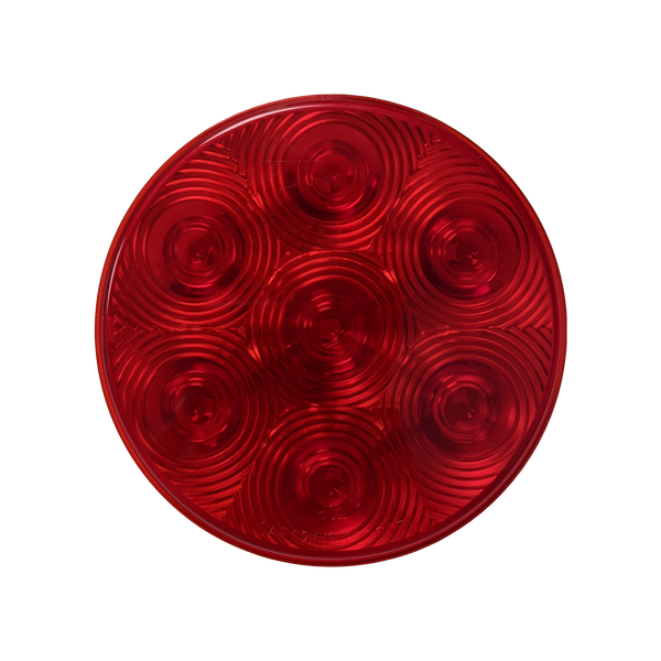 Uni-Bond Lighting Feu arrêt/arrière/clignotant DEL rond 4 po rouge 7 diodes
