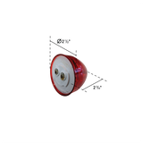 Uni-Bond Lighting Led 2.5In Beehive Marker Lamp Red 6Diodes
