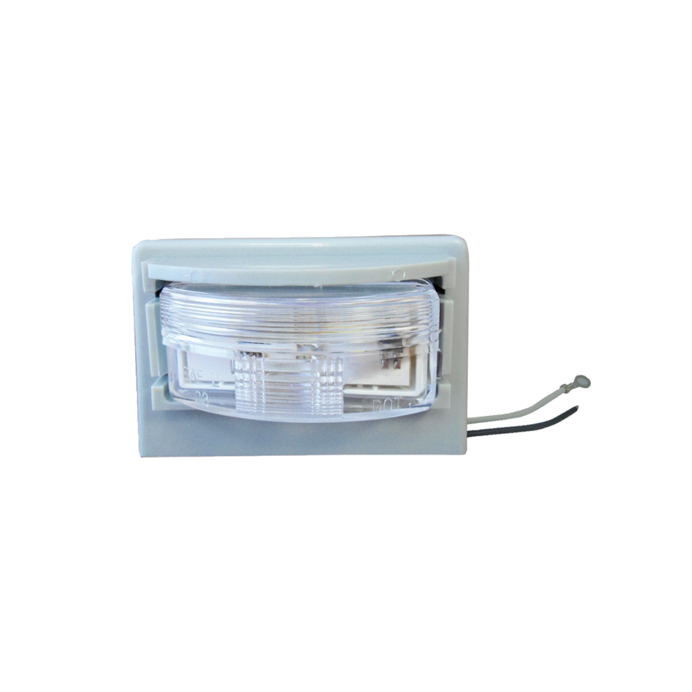 Uni-Bond Lighting LED License Lamp Kit (Led12252L & Pigtail) In Grey Housing