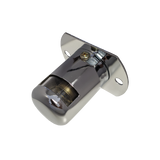 Uni-bond License LAMP Chrome Plated Steel Housing (ULCLP3000) — bottom angle