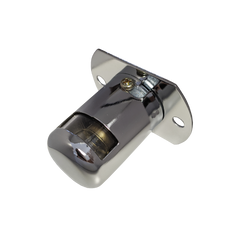 Uni-Bond Lighting License Lamp Chrome Plated Steel Housing