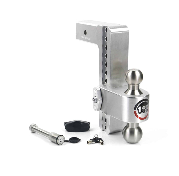 Weigh Safe 10" Drop Hitch, 2.5" Shank (10K/18.5K Grwr) (LTB10-2.5-KA)
