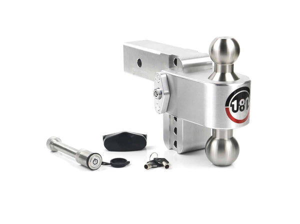 Weigh Safe 4" Drop Hitch, 2.5" Shank (10K/18.5K Grwr) (LTB4-2.5-KA)