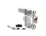 Weigh Safe 180 Hitch Stainless Steel 6In Drop Hitch With 2.5In Shank (10K/18.5K Grwr) Withws05 Keyed Alike
