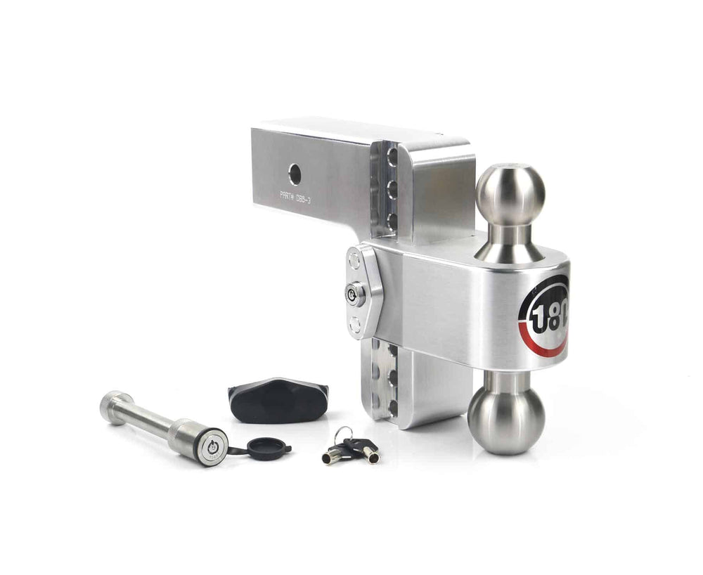 Weigh Safe 6" Drop Hitch, 3" Shank (10K/21K Grwr) (LTB6-3-KA)