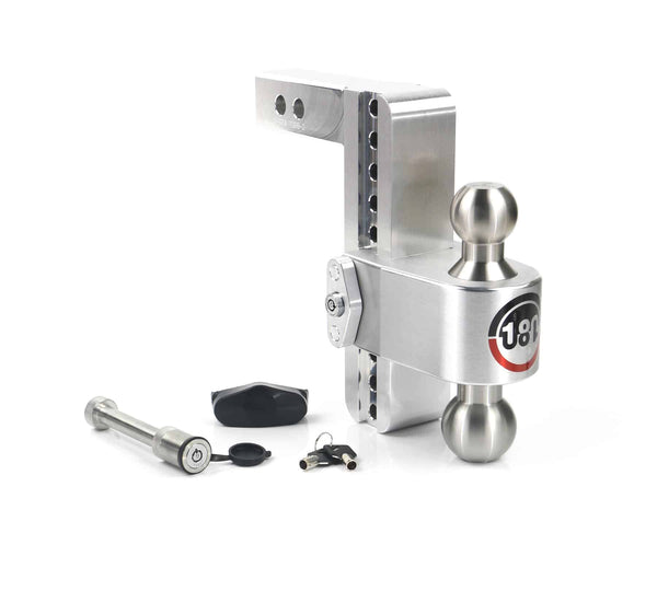 Weigh Safe 8" Drop Hitch, 2" Shank (10K/12.5K Grwr) (LTB8-2-KA)