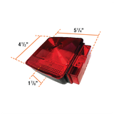 Uni-Bond Lighting Led Submersible Stt Lamp Red For Over 80In Vehicle