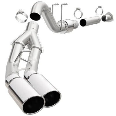 MagnaFlow 4" Dpf-Back Stainless Dual Exhaust - 15-16 Super Duty Extended/Crew Cab 6.7L Diesel with Dual Passenger Tailpipes