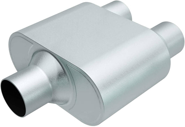 MagnaFlow Rumble Muffler 4.25X9.5 Center Inlet/Dual Outlet