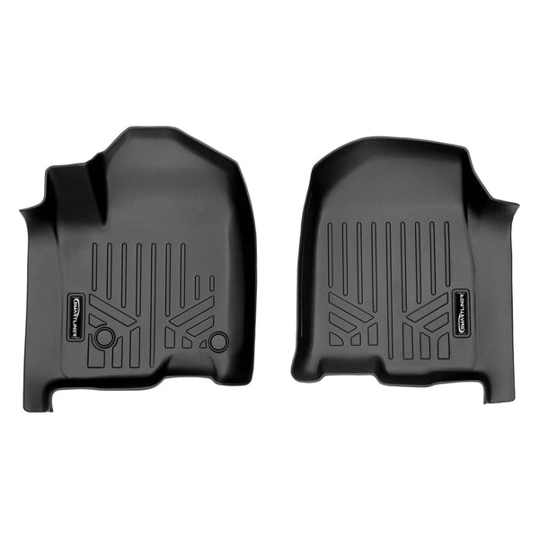 Smart Liners Maxliner Black Front Floor Liner 19-22 Silverado/Sierra 1500 Extended / Crew Cab 20-22 HD