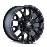 MAYHEM WARRIOR 8015 MATTE BLACK 18X9 8-165.1 18MM 130.8MM 8015-8981MB18