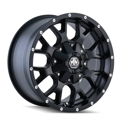 MAYHEM WARRIOR 8015 MATTE BLACK 20X9 6-120/6-139.7 18MM 78.1MM 8015-2994MB18