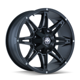 MAYHEM RAMPAGE 8090 MATTE BLACK 20X10 8-170 -25MM 125.2MM 8090-2170MB