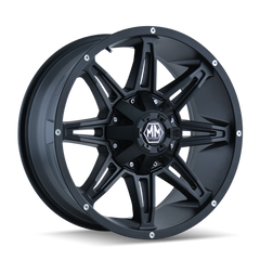Mayhem Rampage 8090 Matte Black 20X10 8-170 -25MM 125.2MM 8090-2170MB