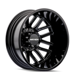 MAYHEM COGENT DUALLY (8107D) GLOSS BLACK 17X6.5 8-200 -142MM 142MM 8107D-7677BR