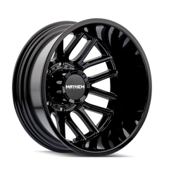 Mayhem Cogent Dually (8107D) Gloss Black 17X6.5 8-165.1 -142MM 121.3MM 8107D-7681BR