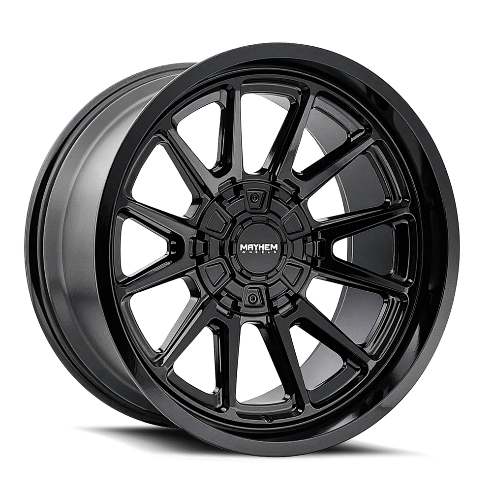 Mayhem Intrepid 8116 Gloss Black 20X9 8-180 0MM 124.1MM 8116-2978B