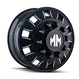 MAYHEM BIGRIG 8180 INNER MATTE BLACK 24.5X8.25 10-285.75 168MM 220.1MM 8180-245810BI