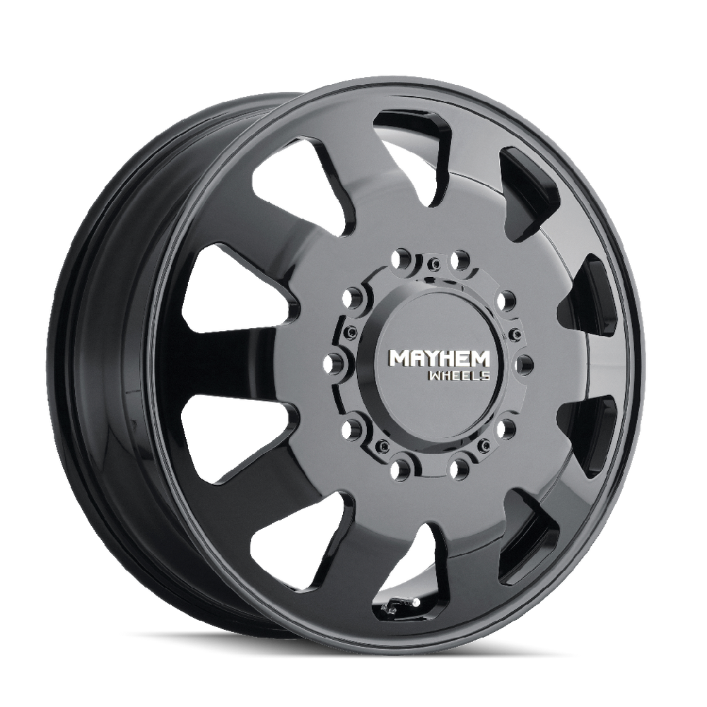 Mayhem Challenger 8181 Forged Gloss Black 22X8.25 10-225 169MM 170.1MM 8181-22820B