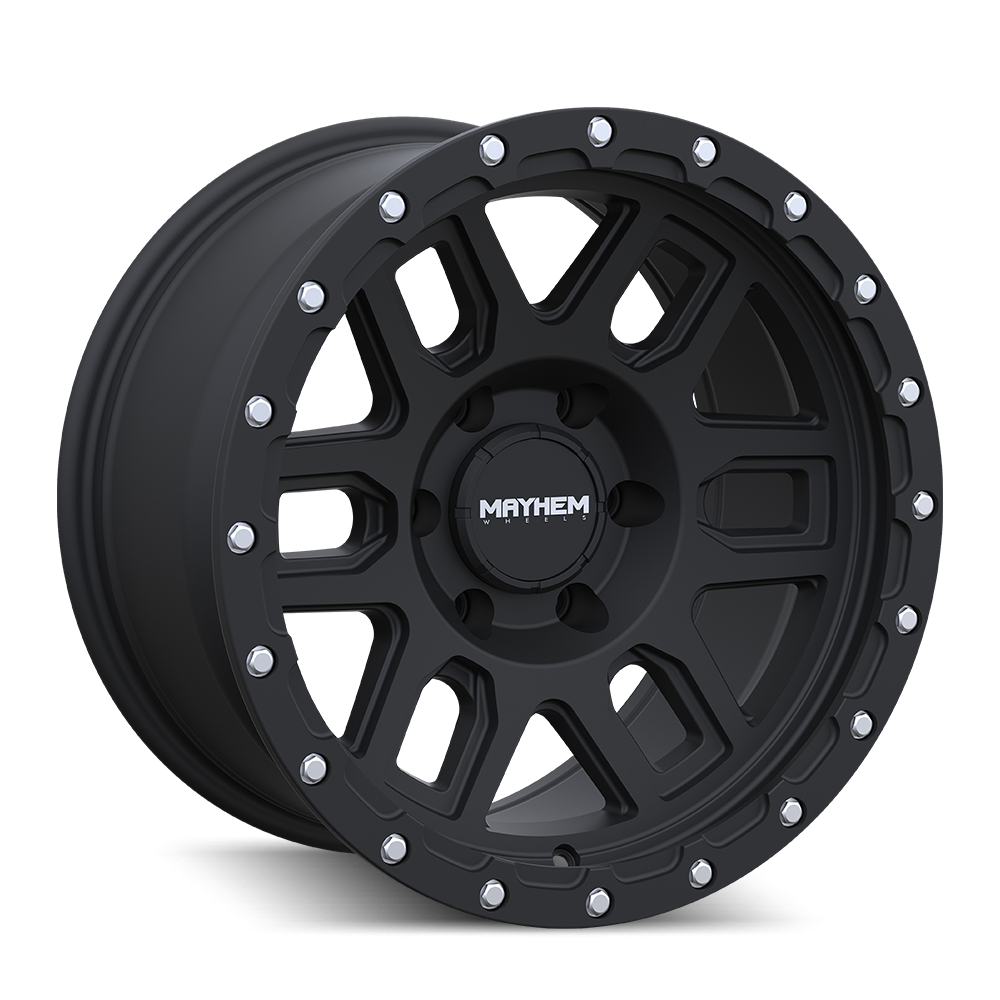Mayhem Delta 8304 Matte Black 17X9 5-127 -12MM 78.1MM 8304-7973MB12