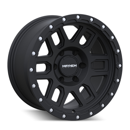 MAYHEM DELTA 8304 MATTE BLACK 20X9 6-135 0MM 87.1MM 8304-2936MB