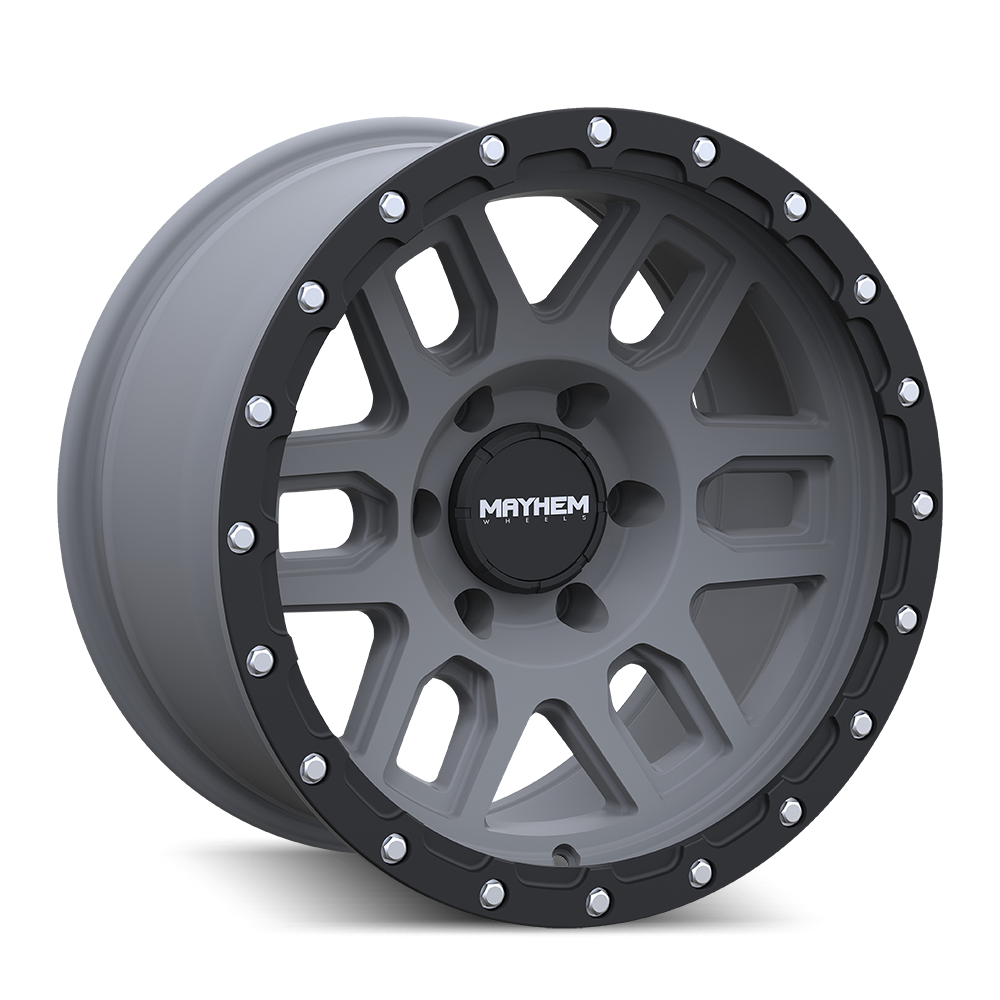 Mayhem Delta 8304 Matte Gunmetal 17X9 5-127 -12MM 78.1MM 8304-7973MGT12