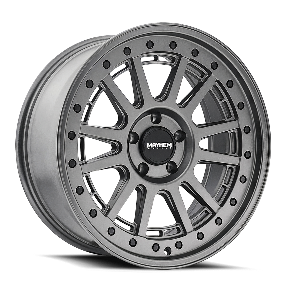 Mayhem Compass 8305 Matte Gunmetal 15X7 5-100 15MM MM 8305-5744MG