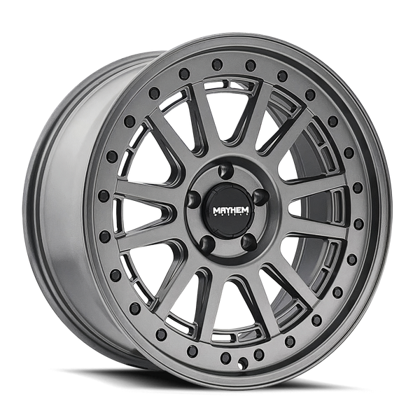 Mayhem Compass 8305 Matte Gunmetal with Black Bolt 17X9 5-127 -6MM 78.1MM 8305-7973MGT