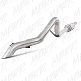 MBRP 2-1/2" CAT-BACK ALUMINUM SINGLE EXHAUST ; 07-11 WRANGLER JK 4 DOOR 3.8L