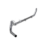MBRP 4in. Turbo Back. Single Side Exit. No Muffler. AL (S6100PLM)