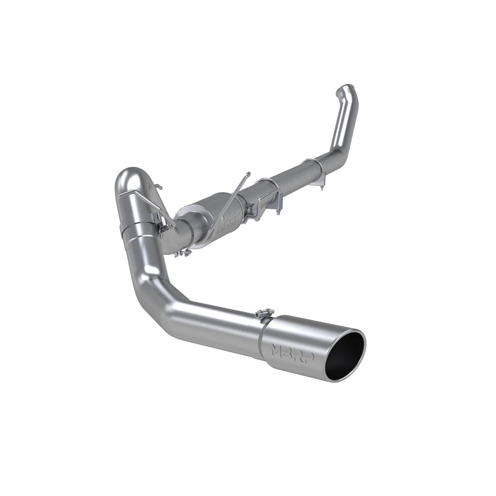 MBRP 4" Turbo Back Aluminum Single Exhaust - Dodge Ram 03-04 2500/3500 - Single Side Exit Fits 4WD Models Only