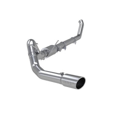 MBRP 4" Turbo Back Aluminum Single Exhaust - Dodge Ram 03-04 2500/3500 - Single Side Exit Fits 4WD Models Only