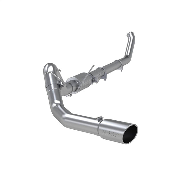 MBRP 4" Turbo Back Aluminum Single Exhaust - Dodge Ram 03-04 2500/3500 - Single Side Exit Fits 4WD Models Only