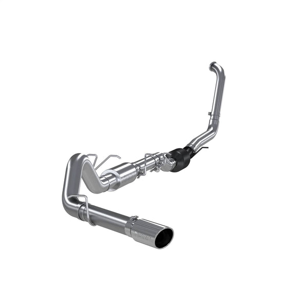 MBRP 4" Turbo Back Aluminum Single Exhaust - 03-07 Super Duty 6.0L - Single Side Exit