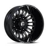 FUEL D868 ARC DUALLY REAR GLOSS BLACK MILLED 22X8.25 10X225 170.1 CENTER BORE -201MM