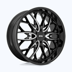 Dub S563 OG Gloss Black Milled 22X9.5 6X139.7 106.1 Center Bore +25MM