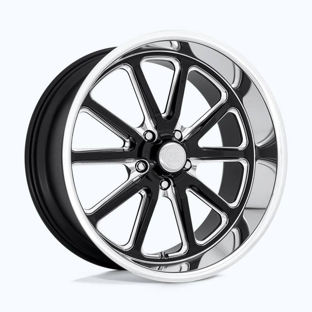 U.S. Mags U117 Rambler Gloss Black Milled 20X9.5 5X127 78.1 Center Bore +1MM