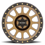 Method Race Wheels 18X9 Nv 5X150 6.0In B/S 25 O/S Bronze/Black Street Loc