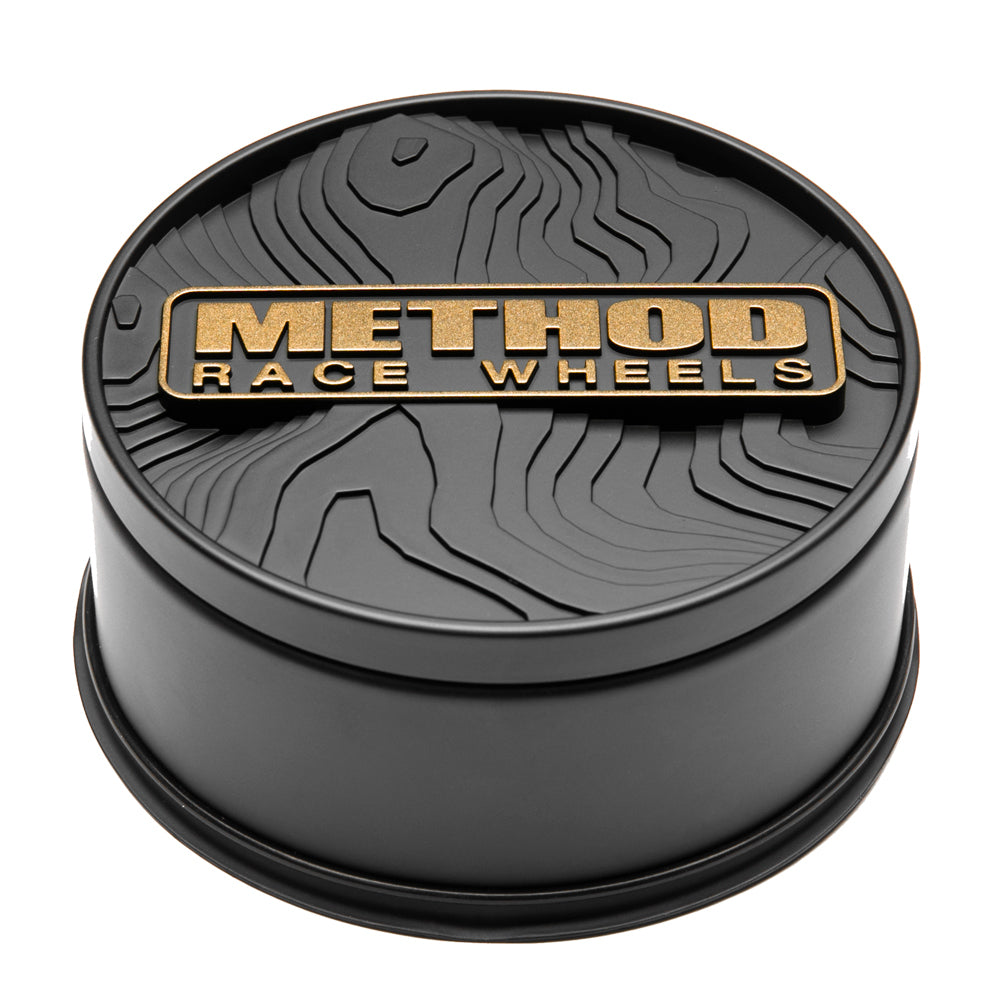 Method Race Wheels Center Cap 130 mm Cb Topo Style Bronze Push Thru