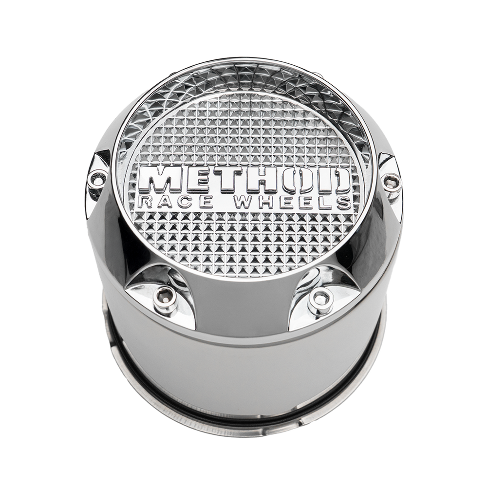 Method Race Wheels Center Cap T078 130.8 mm Push Thru Chrome with SS Screws
