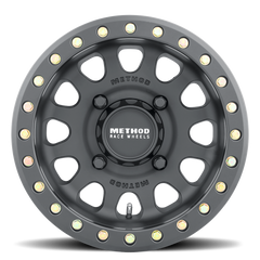 Method Race Wheels Mr401 UTV Beadlock 15X6 5+1/+53Mm Offset 4X136 106Mm Centerbore Matte Black (MR40156047551B)