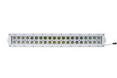 Race Sport 22.5 inch Marine Grade Wrap Around White Shell Dual Row Light Bar with 120-Watt 40 x 3W High Intensity LED