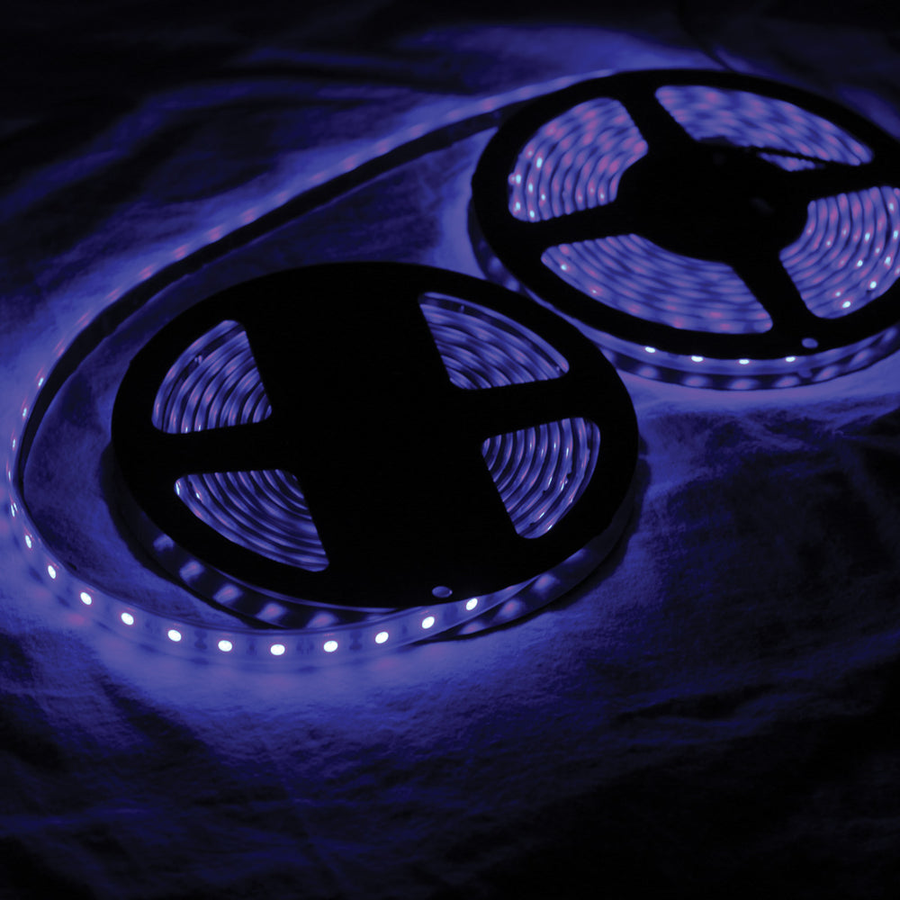 Race Sport Blue 24ft Flexible Strip Light w/ Clear Waterproof Sleeve IP67