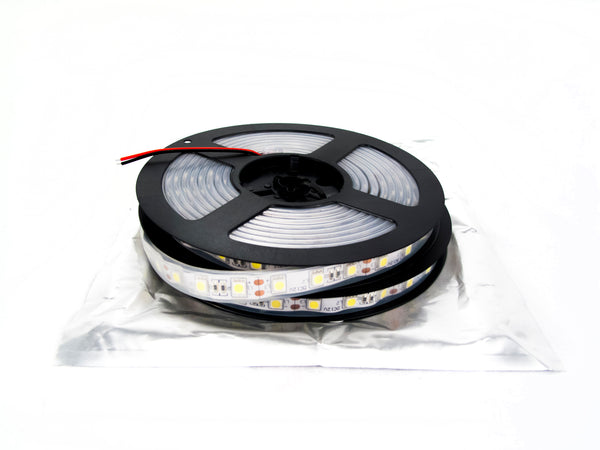 Race Sport Bande lumineuse flexible 24 pi avec gaine étanche transparente IP67 - blanc