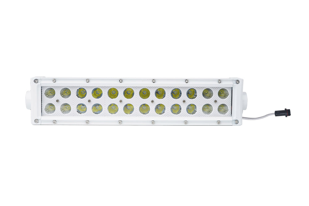 Race Sport 14.25inch Marine Grade Dual Row Straight Light Bar with 72-Watt 24 x 3W High Intensity LEDs