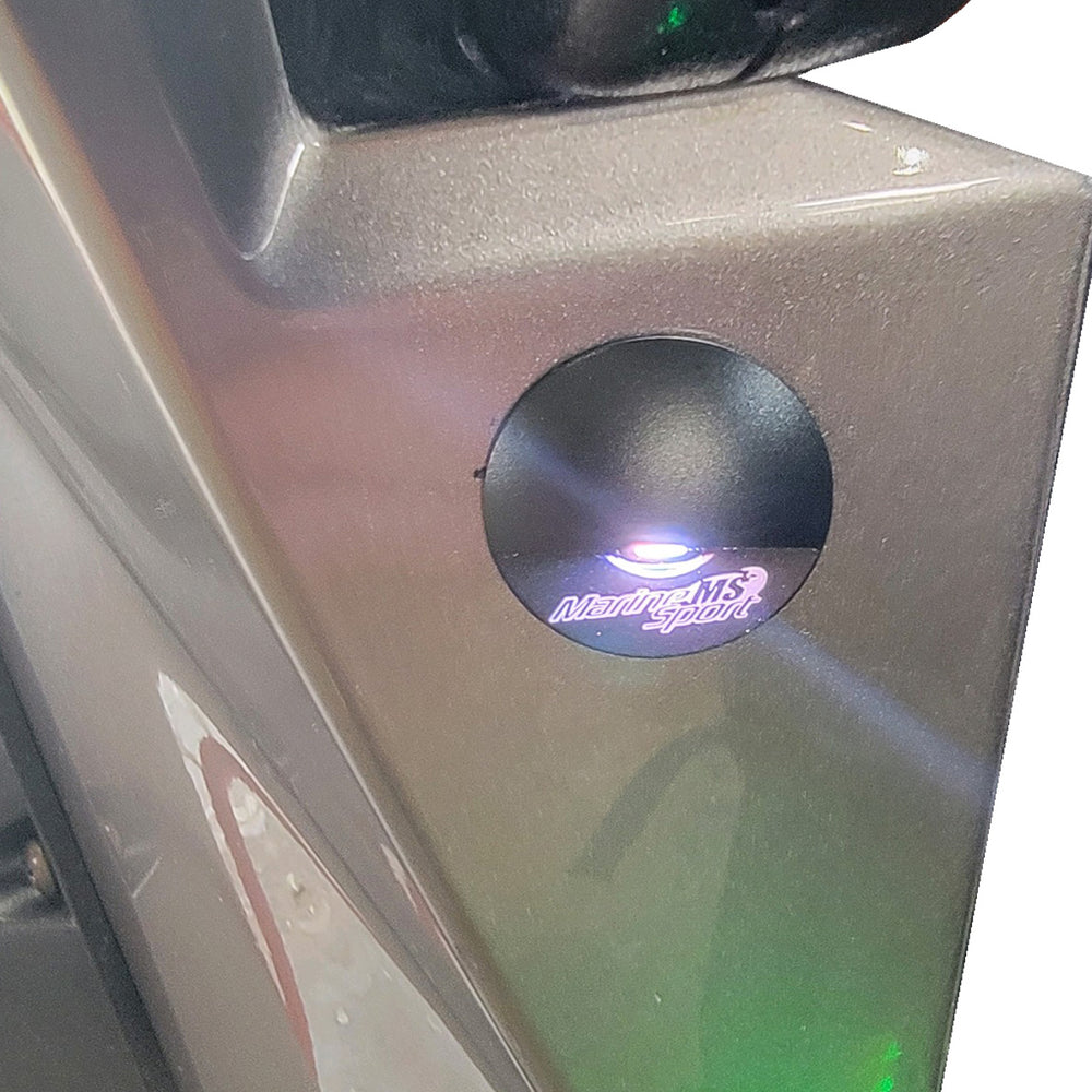 Race Sport NEW - Marine 5050 LED Deck Lighting Beveled Downward pitch technology - Stainless Steel Blue Color - Compatible with HydroBLAST Controllers