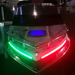 Race Sport Boat and Marine Vessel 12in LED Strip Starboard and Port sidelight Nav kit (1FT)