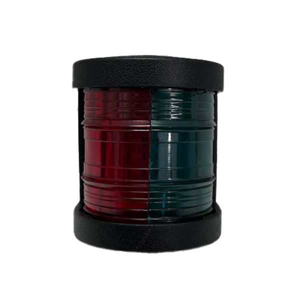 Race Sport Feu DEL marin bicolore ROUGE et VERT 12V-24V avec coque noire