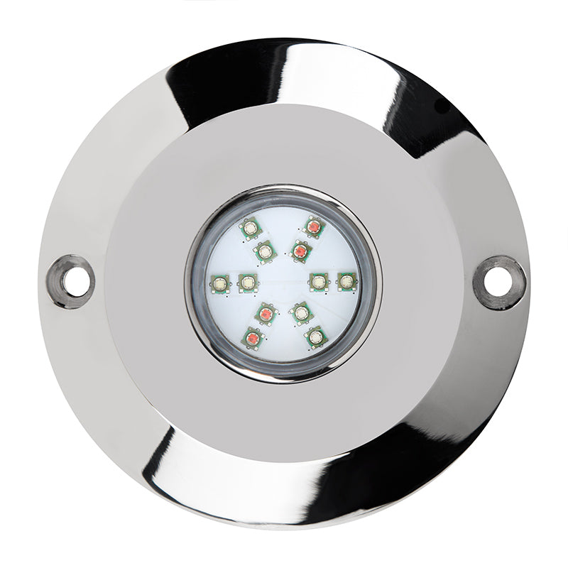 Race Sport NEW - HydroBLAST 1-POD Underwater 60 Watt LED Lighting System - Marine 316 Stainless Steel - RGB Multi-Color